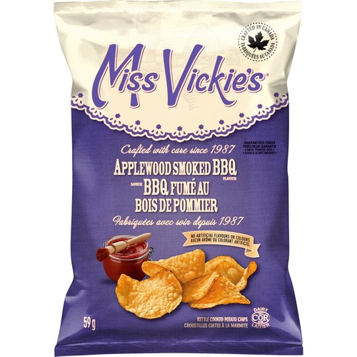 Miss Vickie's Kettle Cooked Chips Applewood Smoked BBQ 59 g