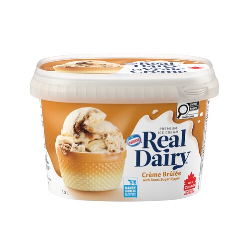 Nestlé Real Dairy Ice Cream Creme Brulee Ripple 1.5 L