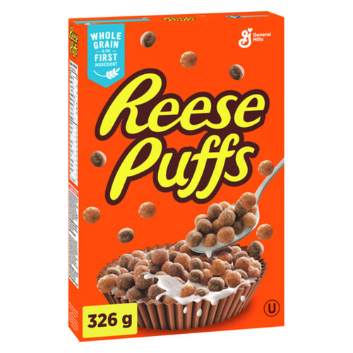 Reese's Puffs Cereal Peanut Butter Chocolate Whole Grains 326 g
