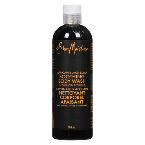 Sheamoisture African Black Soap Body Wash Cleanser Soothing 384 ml