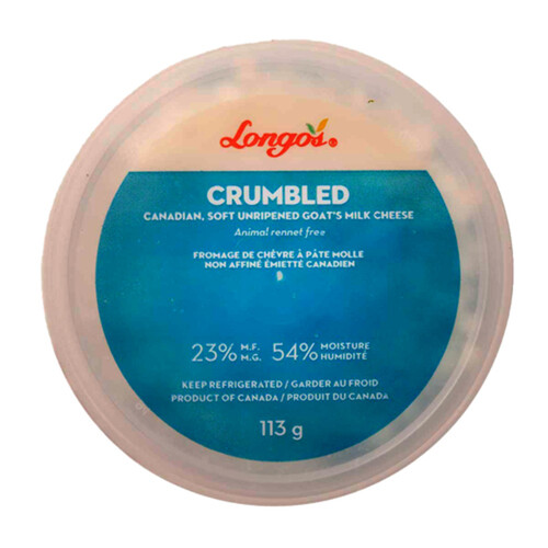 Longo's Crumbled Goat Cheese Original 113 g