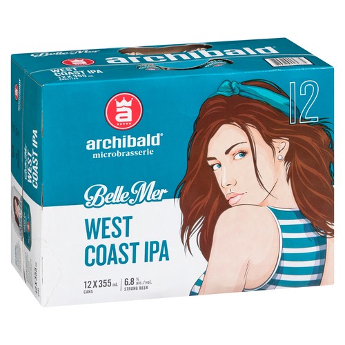 Archibald Belle Mer Beer 7.1% Alcohol 12 x 355 ml (cans)