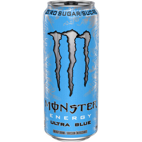 Monster Zero Sugar Energy Drink Ultra Blue 473 ml (can)