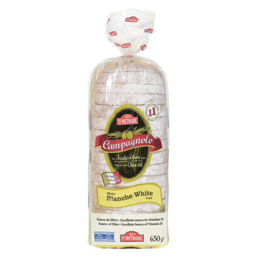 Campagnolo White Bread Loaf Olive Oil 650 g