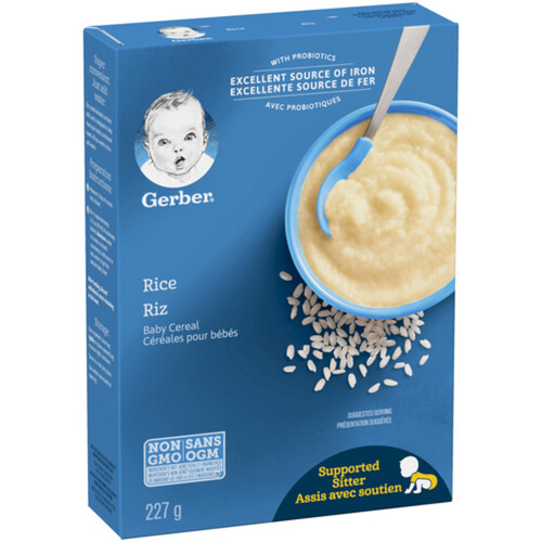Gerber Stage 1 Baby Cereal Rice 227 g