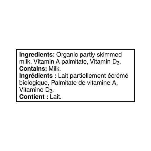 Lactantia PurFiltre Organic 1% Milk Partly Skimmed 2 L