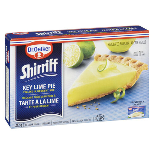 Dr. Oetker Shirriff Pie Filling Key Lime 212 g