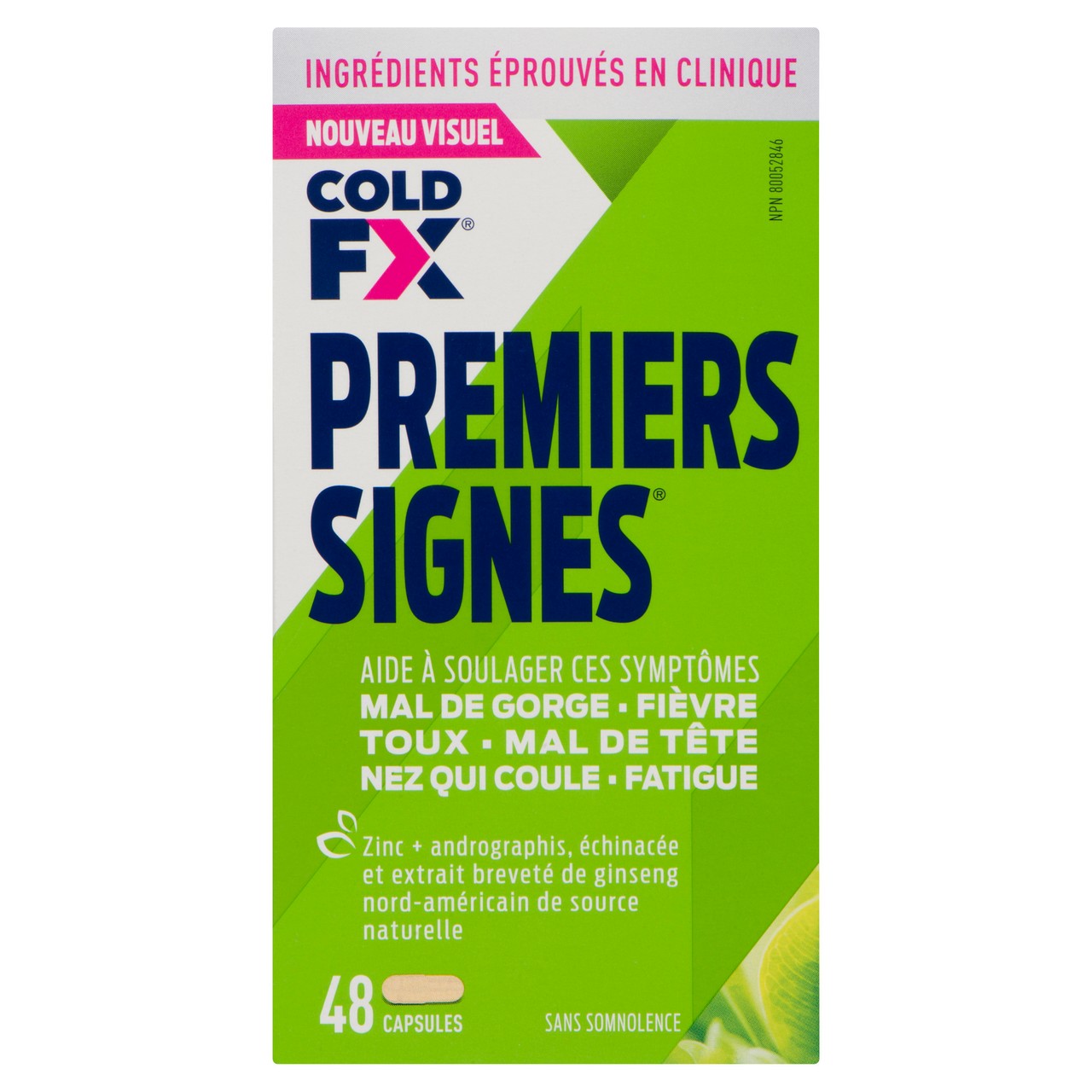 Cold-FX First Signs Flu Relief Cold Medicine 48 Capsules - Voilà Online ...