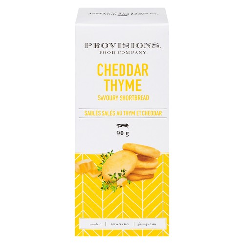 Provisions Food Savoury Shortbread Cheddar Thyme 90 g