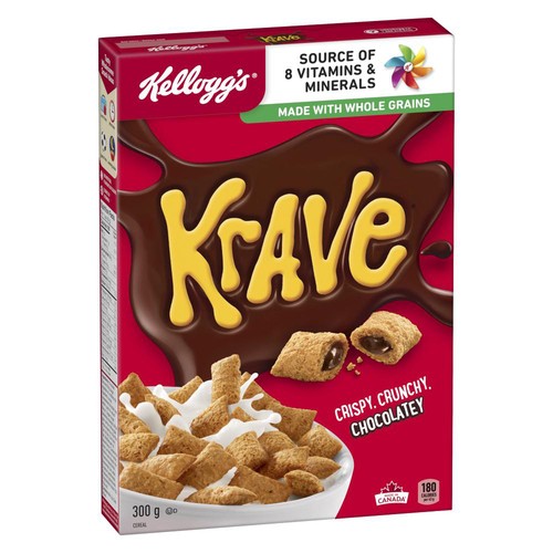 Kellogg's Krave Cereal Chocolate 300 g