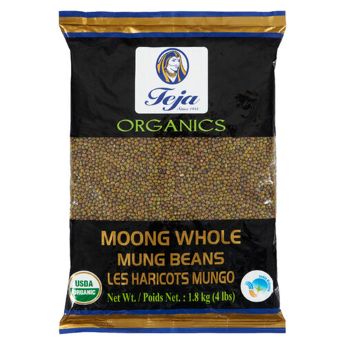 Teja Organic Whole Moong 1.814 kg