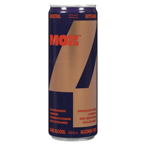 Mox Non Alcoholic Mocktail Sparkling Wine Orange 355 ml (can)