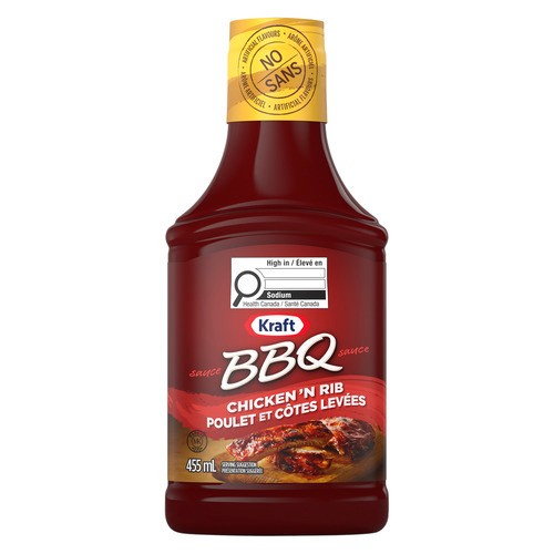 Kraft BBQ Sauce Chicken & Rib 455 ml
