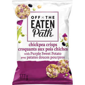 Off The Eaten Path Chickpea Crisps Purple Sweet Potato 177 g