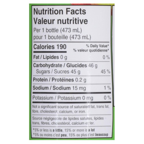 Snapple Fruit Beverage Kiwi Strawberry 473 ml (bottle)