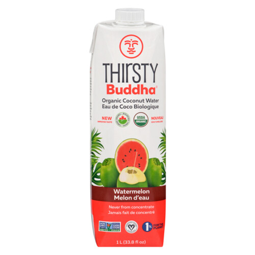 Thirsty Buddha Organic Coconut Water Watermelon 1 L