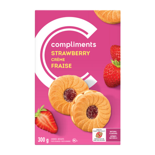 Compliments Cookies Crème Strawberry 300 g