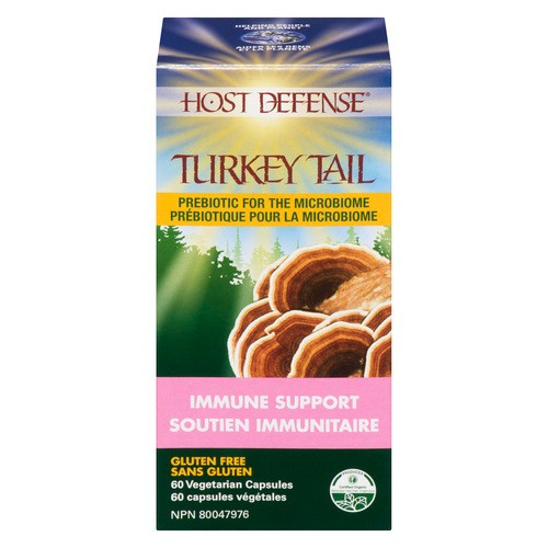 Host Defense Turkey Tail Immune Supplement 60 EA