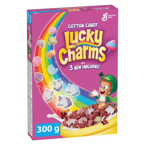 Lucky Charms Cereal Unicorn Cotton Candy 300 g