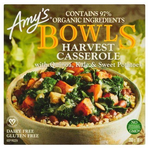 Amy's Dairy Gluten-Free Free Harvest Casserole Bowl 283 g (frozen)