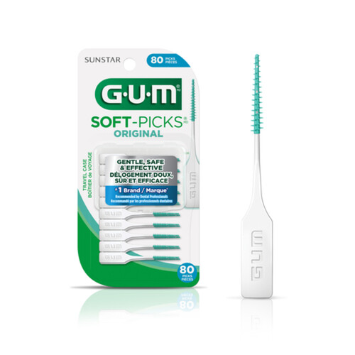 GUM Soft-Picks Original Dental Picks 80 Count