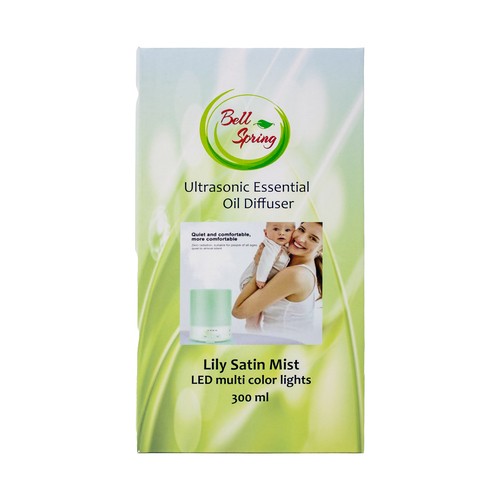 Bell Spring Ultrasonic Essential Oil Diffuser Lily Satin Mist 1 Pack
