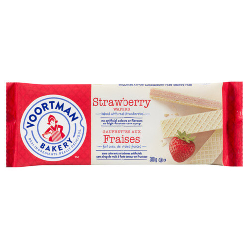 Voortman Wafers Strawberry 300 g