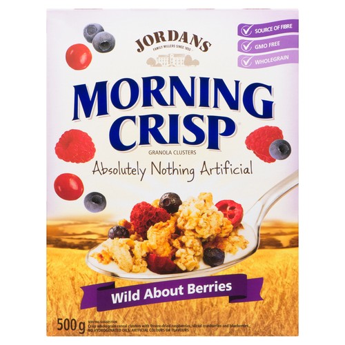 Jordans Morning Crisp Cereal Wild Berries 500 g
