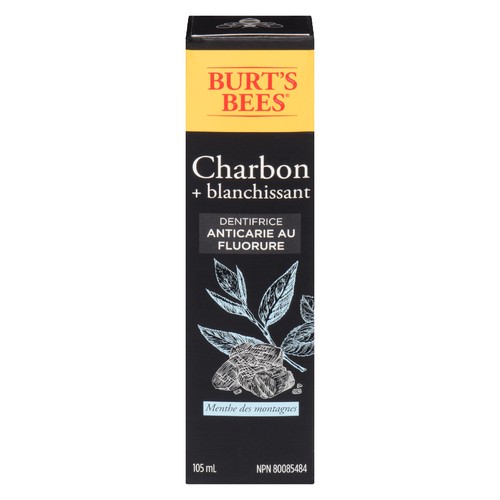 Burt's Bees Fluoride Toothpaste Charcoal 105 ml