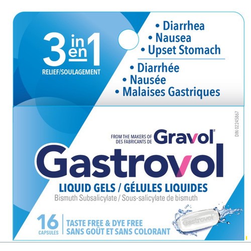 Gastrovol 3 In 1 Relief Liquid Gels Capsules 16 Count