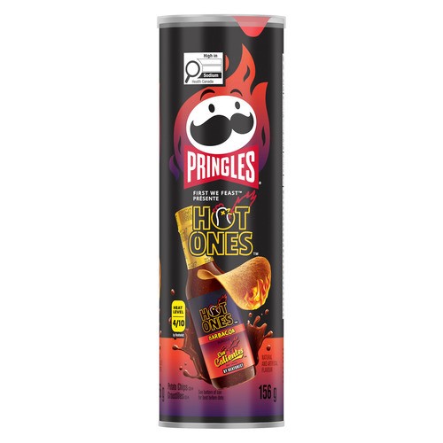 Pringles Potato Chips Hot Ones Barbacoa 156 g