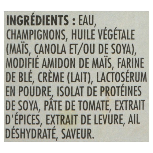Campbell's Soup No Salt Added Cream Of Mushroom 284 ml