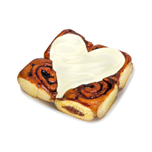 Gourmet Cinnamon Buns With Cream Cheese Icing 4 Pack 750 g 