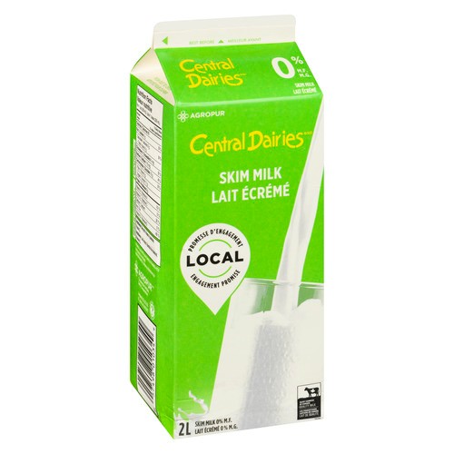 Central Dairies 0% Milk Skim  2 L