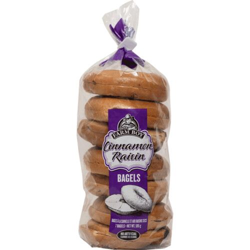 Farm Boy Bagels Cinnamon Raisin 595 g (frozen)