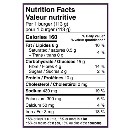 Gardein Frozen Supreme Ultimate Meatless Burgers Black Bean 226 g