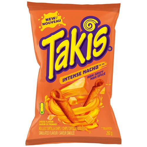 Takis Tortilla Chips Intense Nacho Non-Spicy 260 g