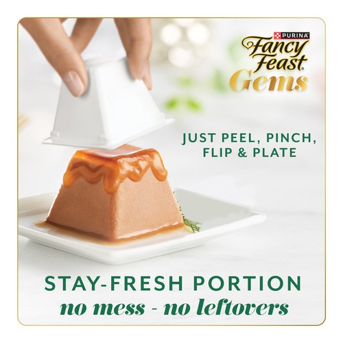 Fancy Feast Gems Wet Cat Food Mousse Paté With Chicken 2 x 57 g