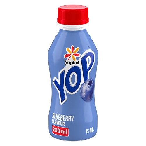 Yoplait Yop 1% Drinkable Yogurt Blueberry 200 ml (bottle)