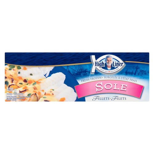 High Liner Fresh Frozen Boned Sole Fillets 400 g