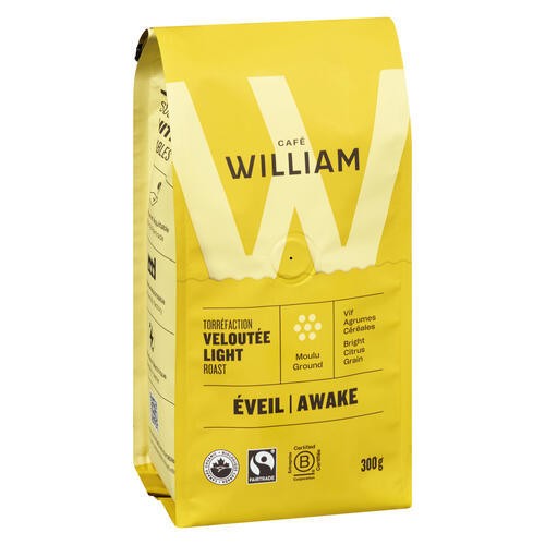 Café William Coffee Light Roast Ground Awake 300 g
