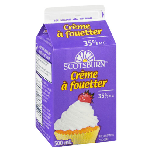 Scotsburn 35% Whipping Cream Carton 500 ml