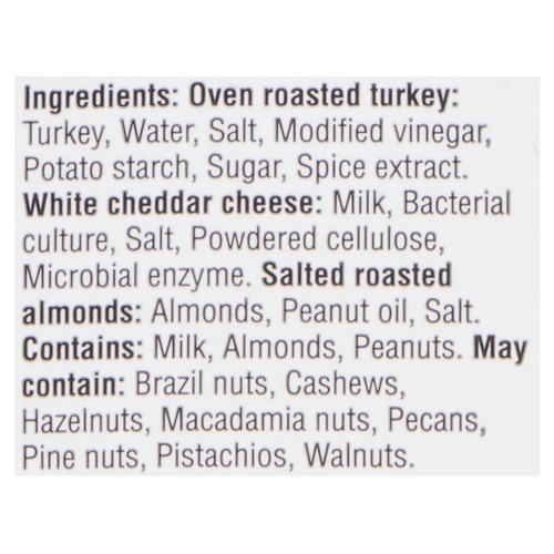 Grab'N Snack Snack Kit Turkey Almond and Cheddar Cheese 48 g