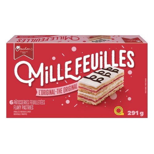 Vachon Mille-Feuilles Flaky Pastries The Original 6 Pack 291 g
