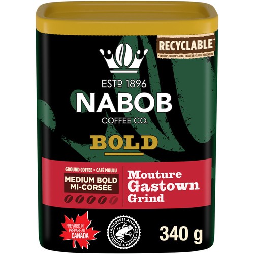 Nabob Ground Coffee Gastown Grind Medium Bold Roast 340 g