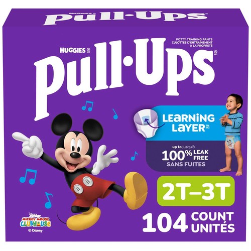 Huggies Pull-Ups Boy's Potty Training Pants 2T-3T 104 Count
