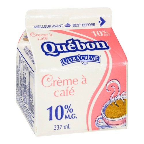 Quebon 10% Coffee Cream 237 ml