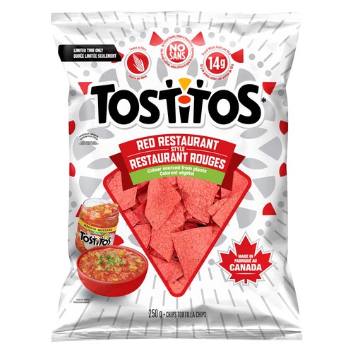 Tostitos Tortilla Chips Red Restaurant Style 250 g