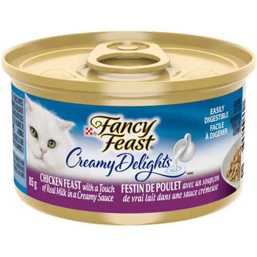 Purina Fancy Feast Wet Cat Food Creamy Delights Chicken Feast 85 g