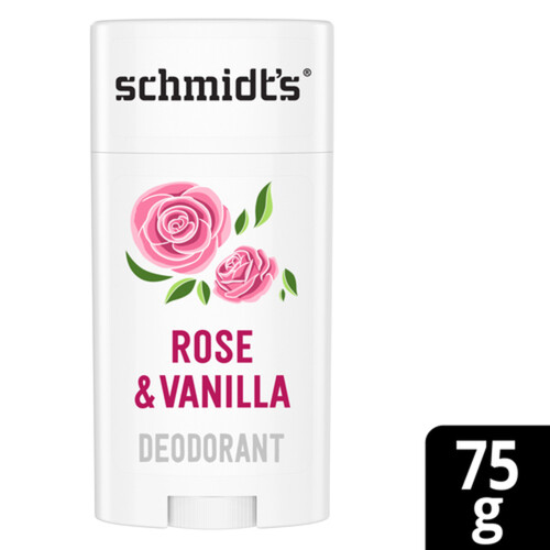 Schmidt's Natural Deodorant Rose & Vanilla 75 g